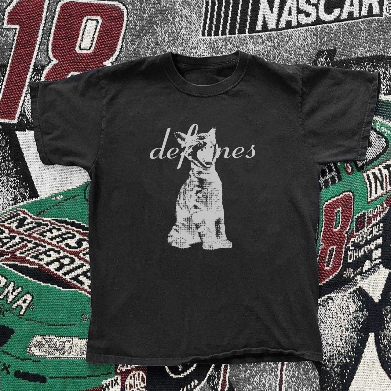 Black Deftones Cat Tee 1